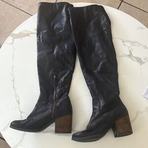 Nordstrom Black Over the Knee Boots